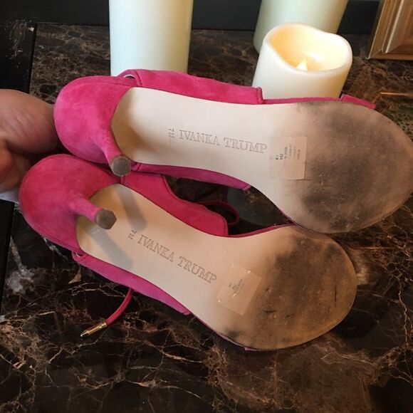 IVANKA’S PINKPOP Suede Heels! - Picture 3 of 8